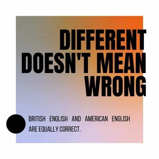 British English or American English