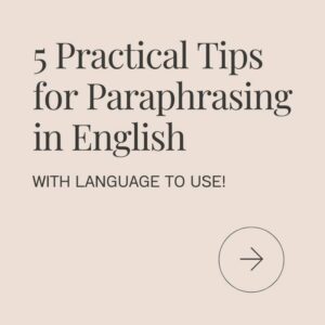 Practice paraphrasing in English conversations